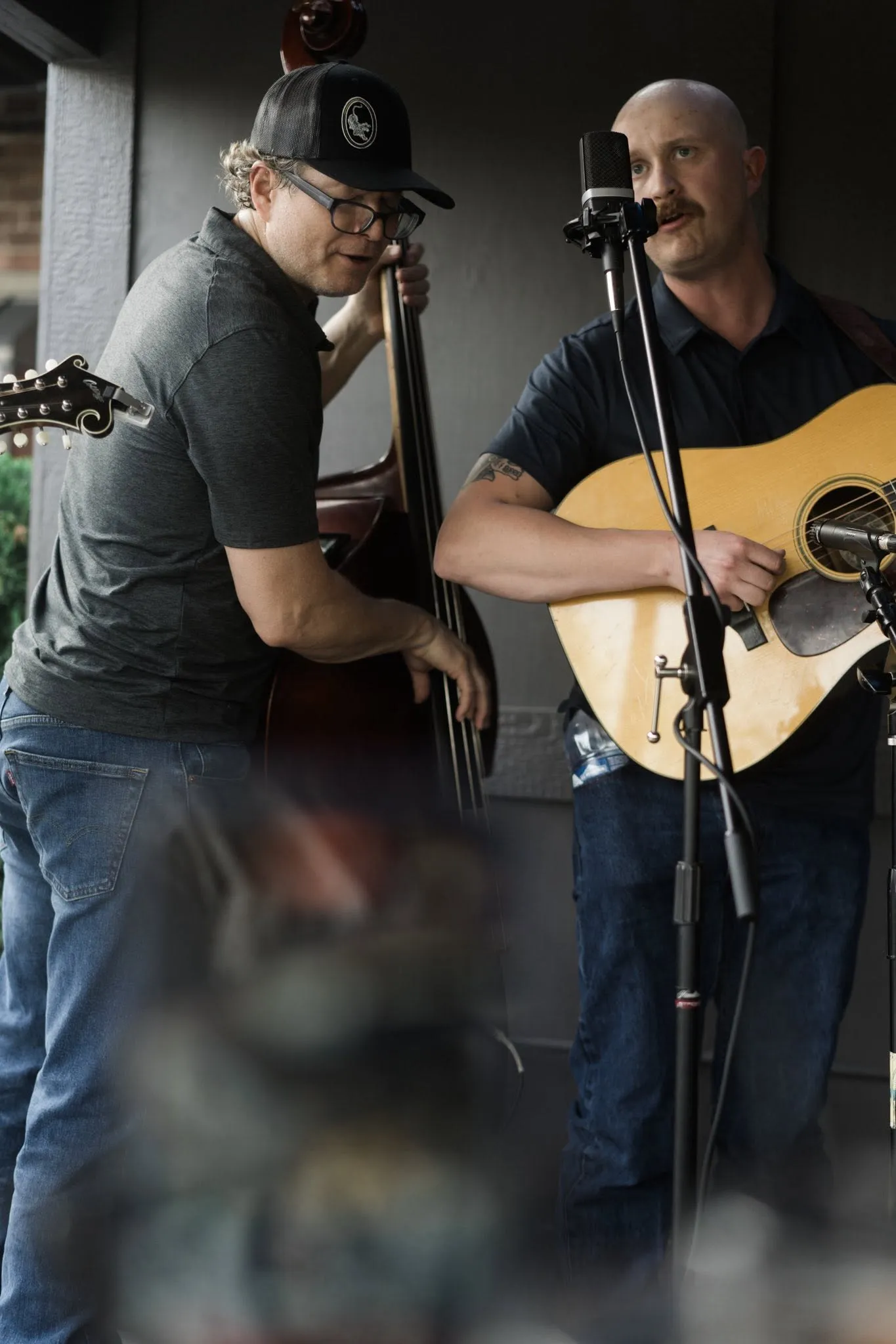 Missouri Fury performing — bass and guitar